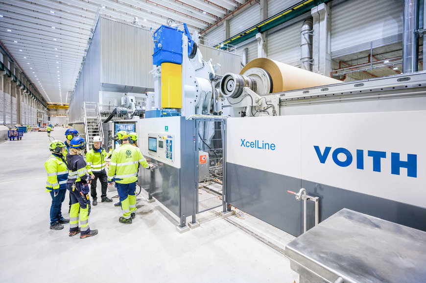 Voiths PapermakingAcademy trägt zu erfolgreichem Start-up von SCAs PM 2 in Obbola bei